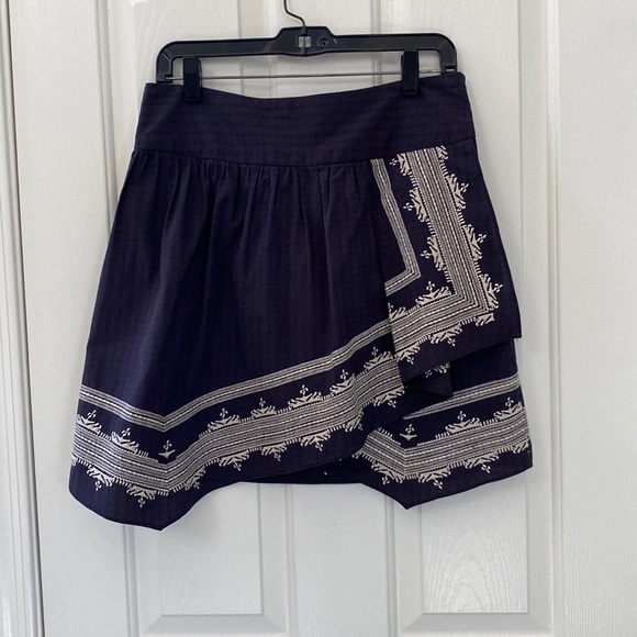 Anthropologie Golding Horses Dark Gray With Off White Embroidery Detail … - Picture 3 of 11